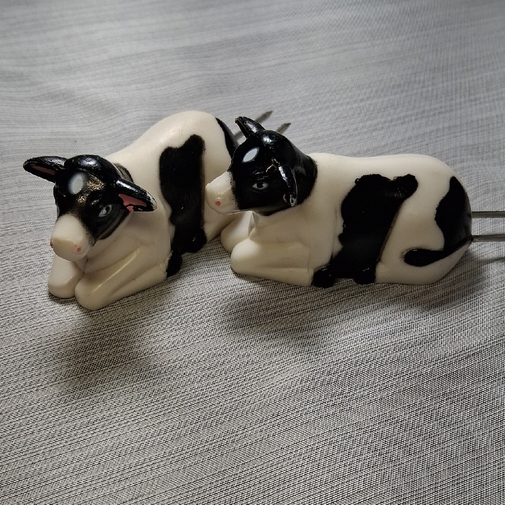 6pc Vintage Cow Decor Bundle ~ Black And White 🐮 - Picture 10 of 15